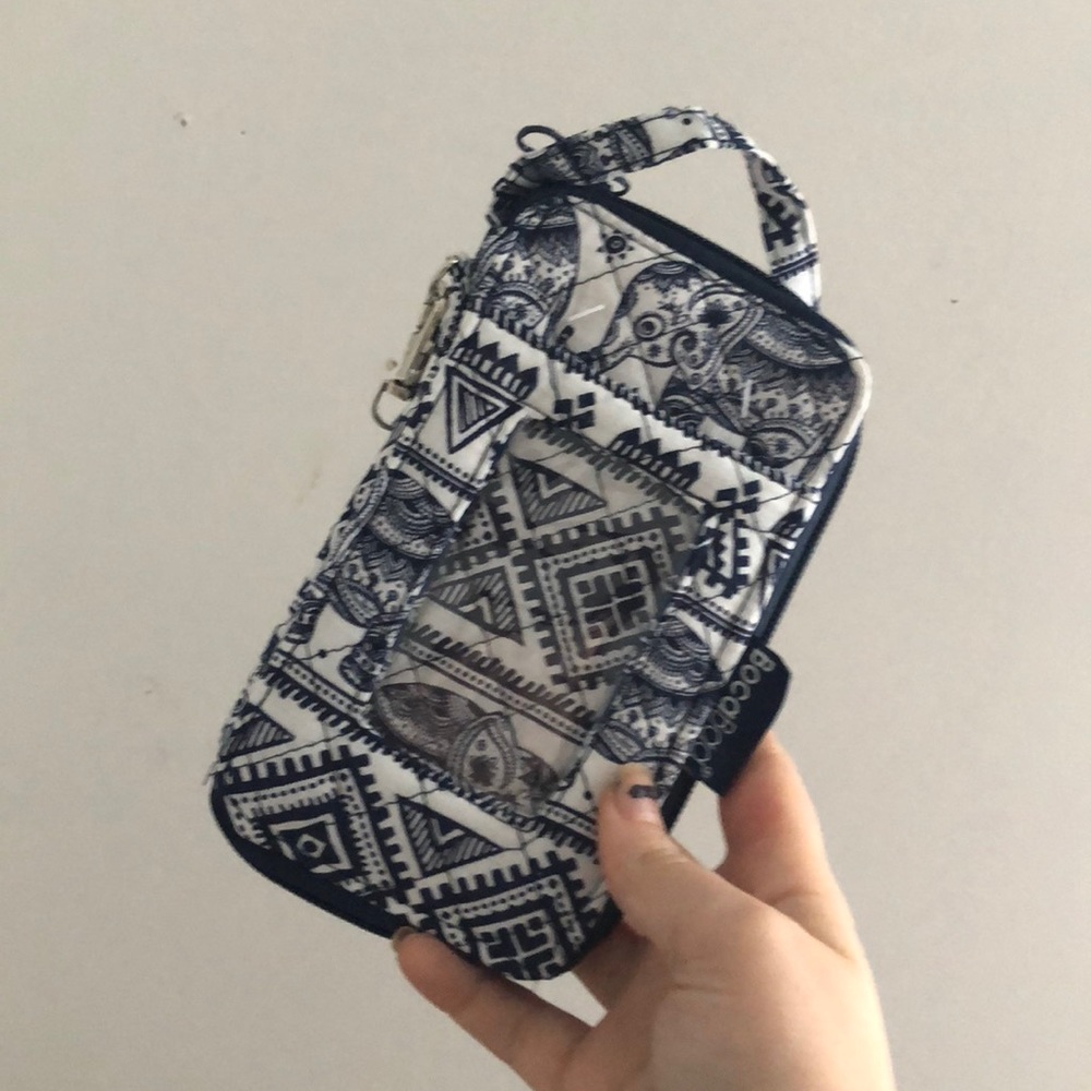 Phone Case And Wallet With Elephant Pattern